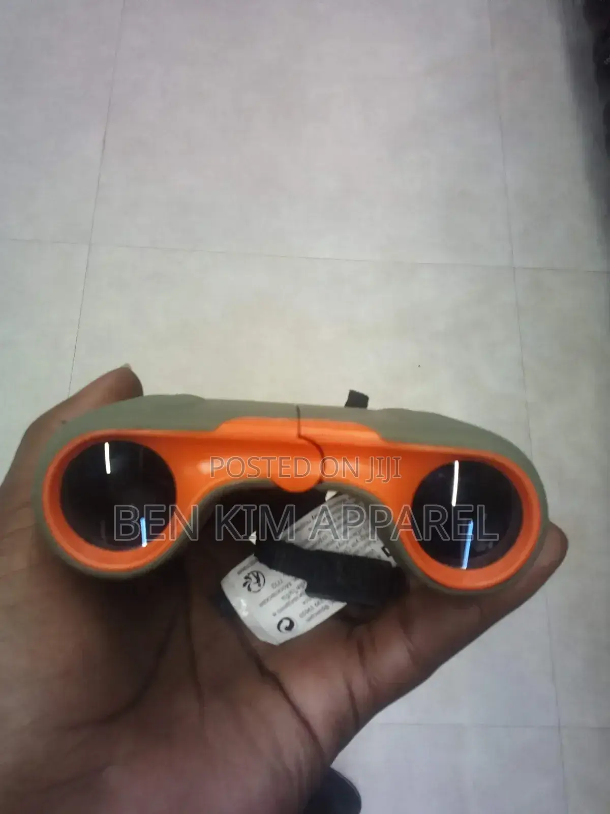 8 × 25 Foldable Pocket Size Fit Binoculars Fixes Focus Orange Green