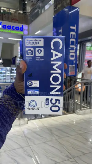 New Tecno Camon 50 256 GB Black