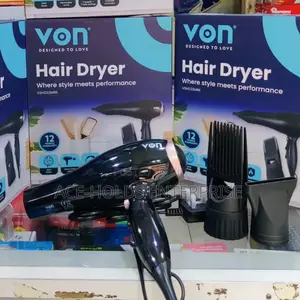 2200 Watts - Von 2 Speed + 3 Heat Settings Blow Hair Dryer