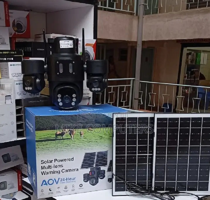 Smart Net Wifi Enabled Triple Lens Solar PTZ Camera