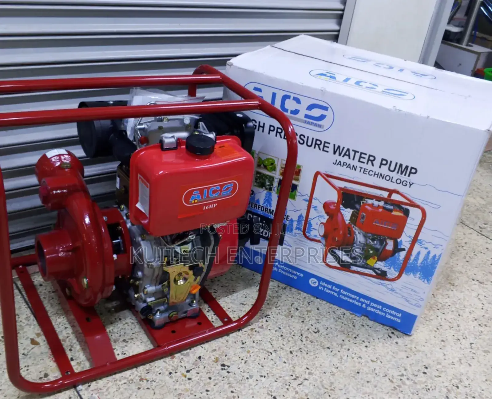 3" Diesel High Pressure Pump/ Aico 16hp High Pressure Pump