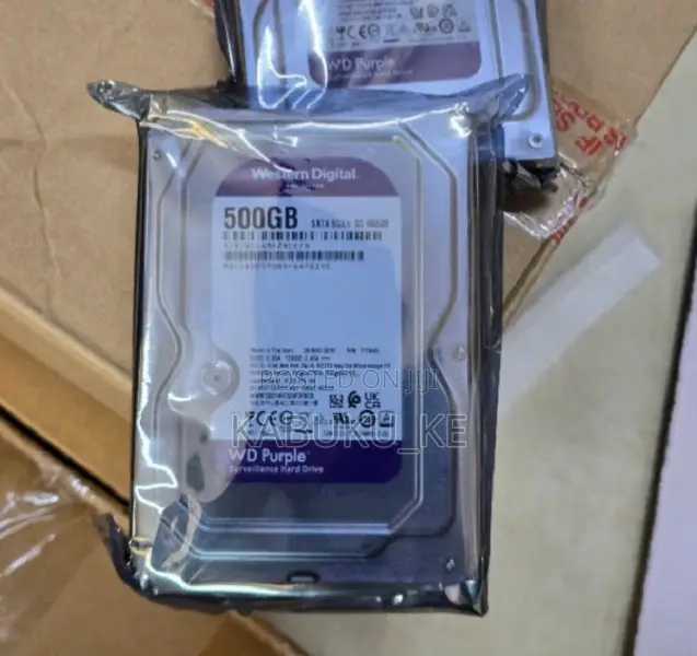 New 500gb Wd Purple Surveillance Hard Disk