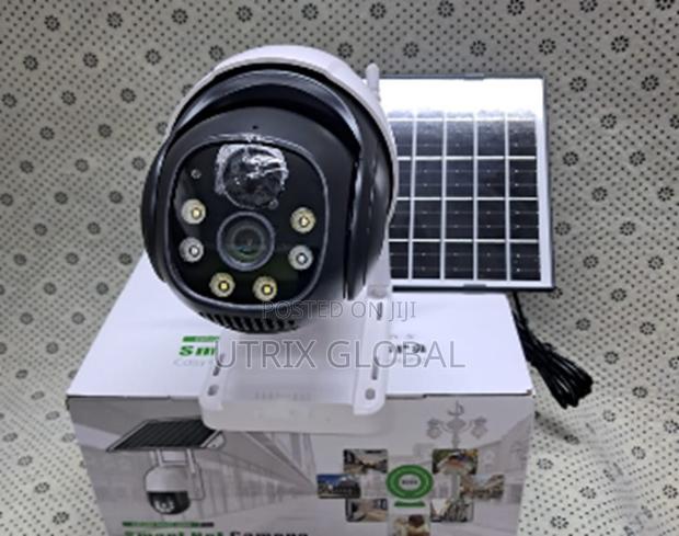 V380 4g Solar Powered Rotating Cctv Camera - main view