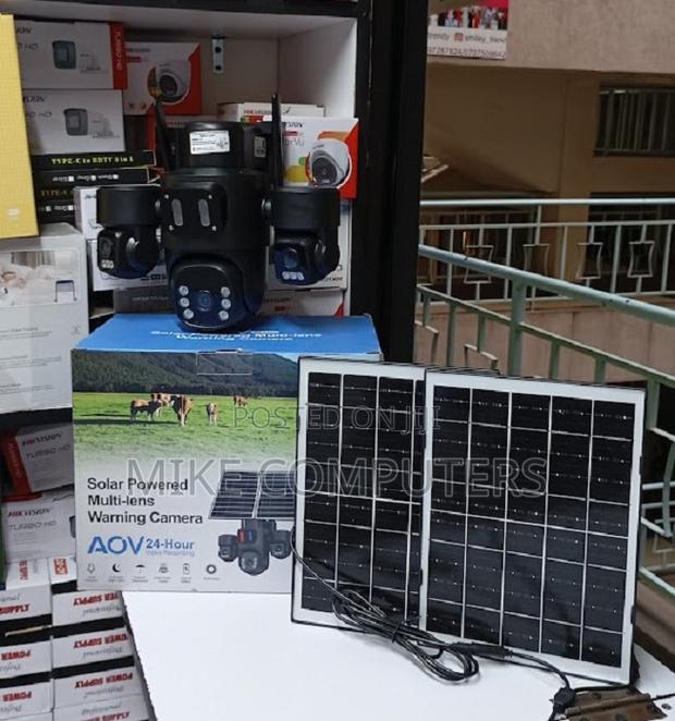 Triple Lens Triple Screen Wifi/4g Solar CCTV - main view