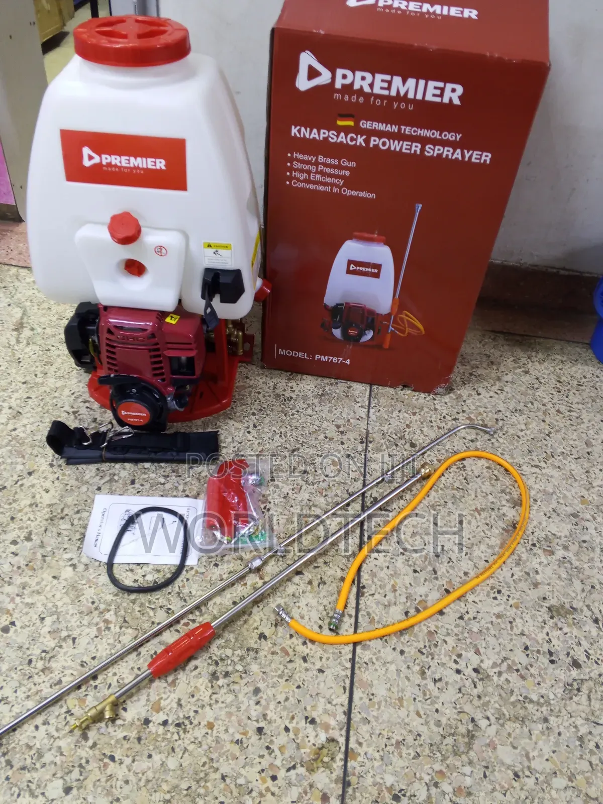Premier Petrol Engine Knapsack Sprayer