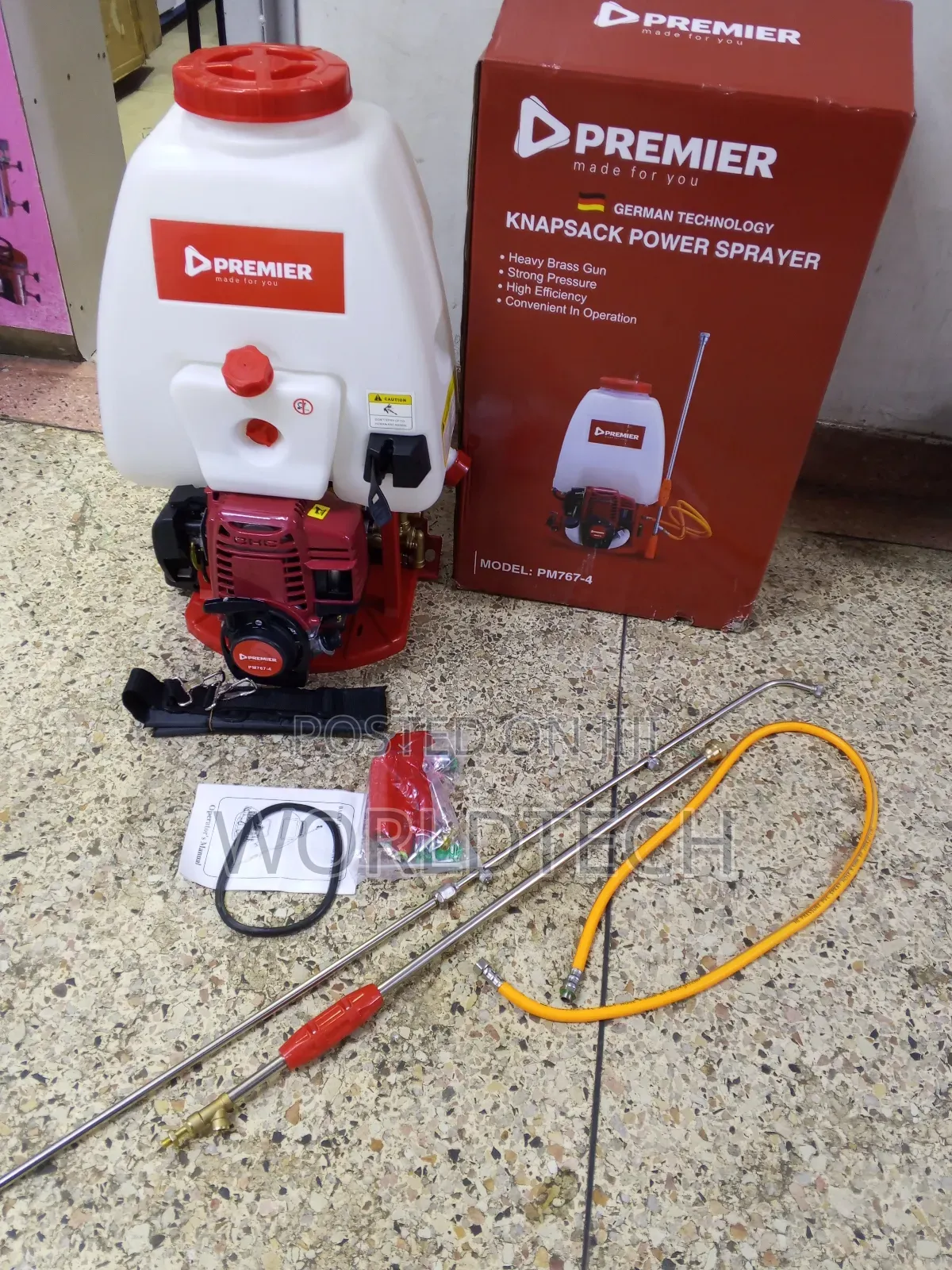 Premier Petrol Engine Knapsack Sprayer
