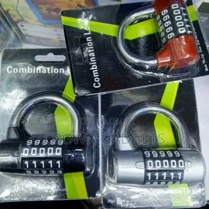 Resettable 5 Digit Combination Padlock Heavy Duty Lock