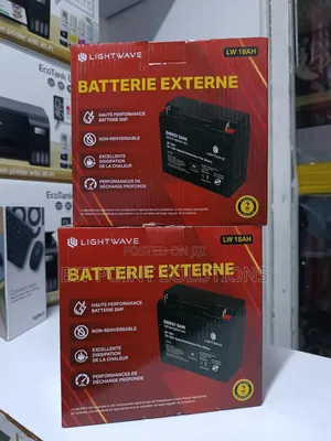 Lightwave 12v By 18ah Ups Battery (Lw 18ah Maintenance Free Battery