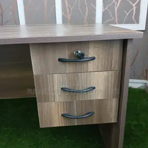Home Office Furniture| 120cm Study Desk With Lockable Drawers