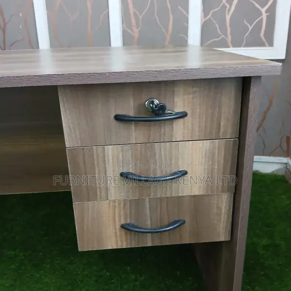 Home Office Furniture| 120cm Study Desk With Lockable Drawers