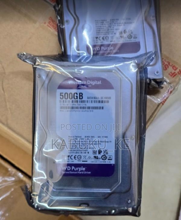 Wd 500gb Surveillance Hard Drive For Cctv Dvr Nvr