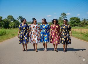 Ladies Floral Dress - thumbnail 2