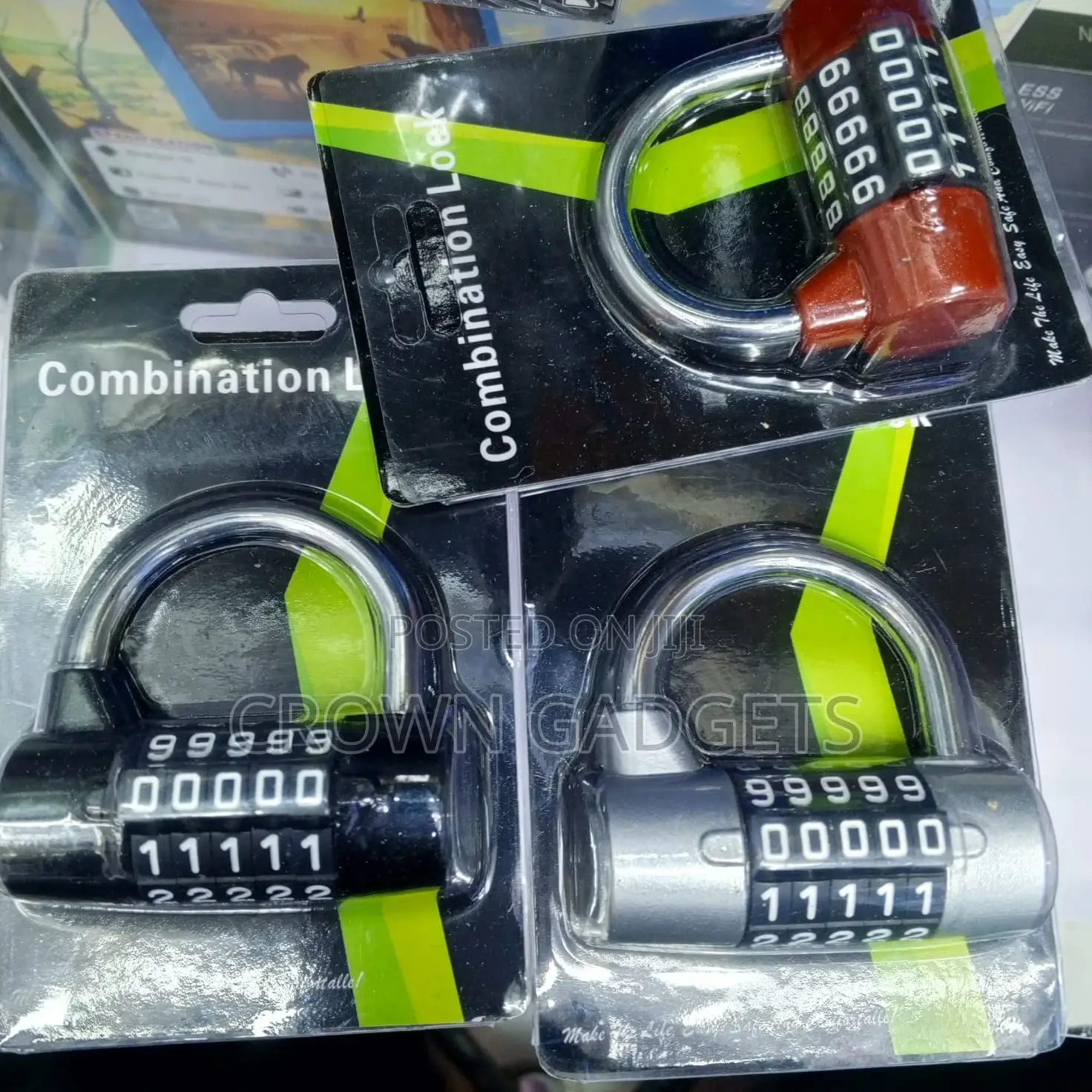 Heavy Duty 5 Digit Combination Lock for Outdoor Use