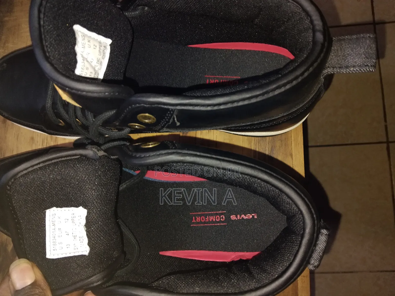 Very Classy and Original Brand New Levis Shoes (Us Sz 13) (Ch Sz 47)