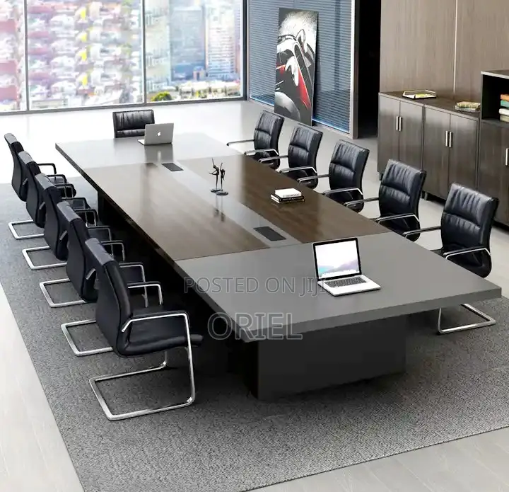 Office Table: 3meters Executive Meetings Collaborative Boardroom Table