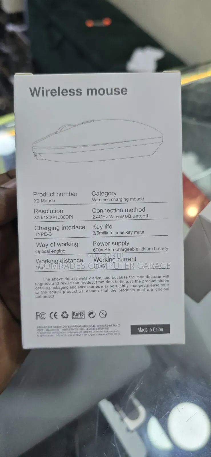 Wireless X2 Reachable Mouse
