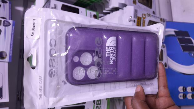 Padded North Face iPhone 14 Northface Case for -Purple - main view