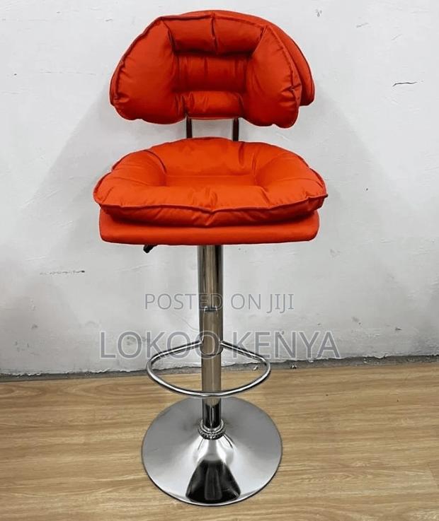 Barstool; Modern Swivel-Adjustable Counter Height Barstool - thumbnail 7