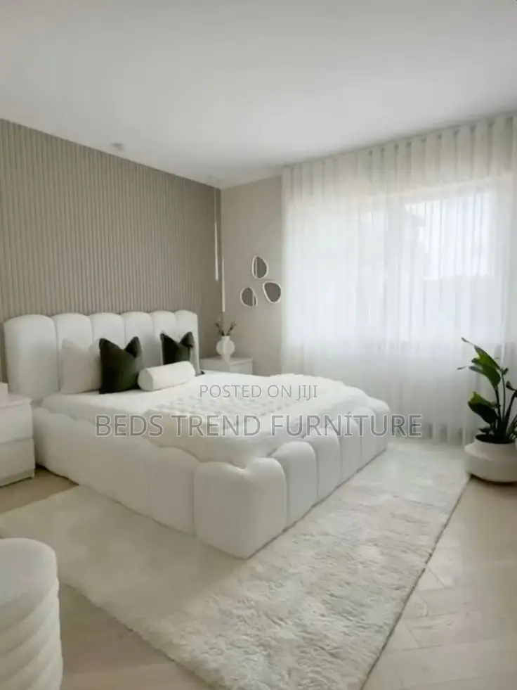 Striking 5 by 6 Modern Bubble Bed