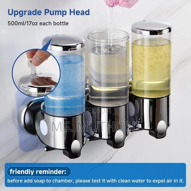 Wall-Mounted Multi-Chamber Soap Dispenser* - thumbnail 5