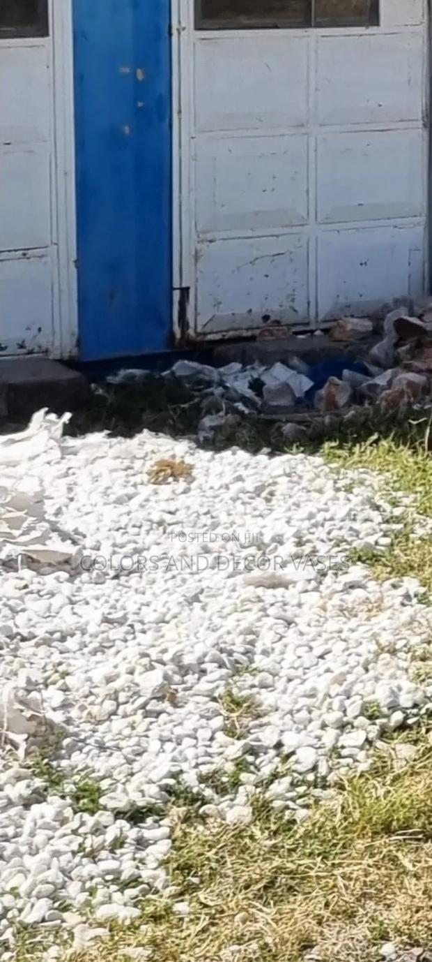 White Decorative Stones in Store for Home Decor - main view