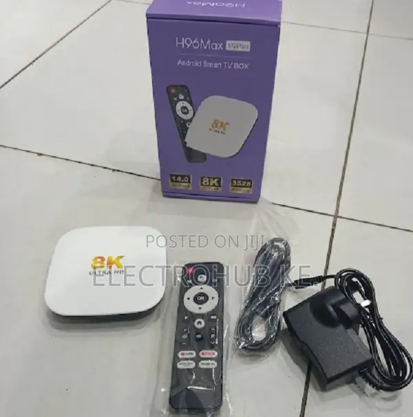H96 Max M2+ Android Tv Box | 4gb + 32gb | Supports Youtube