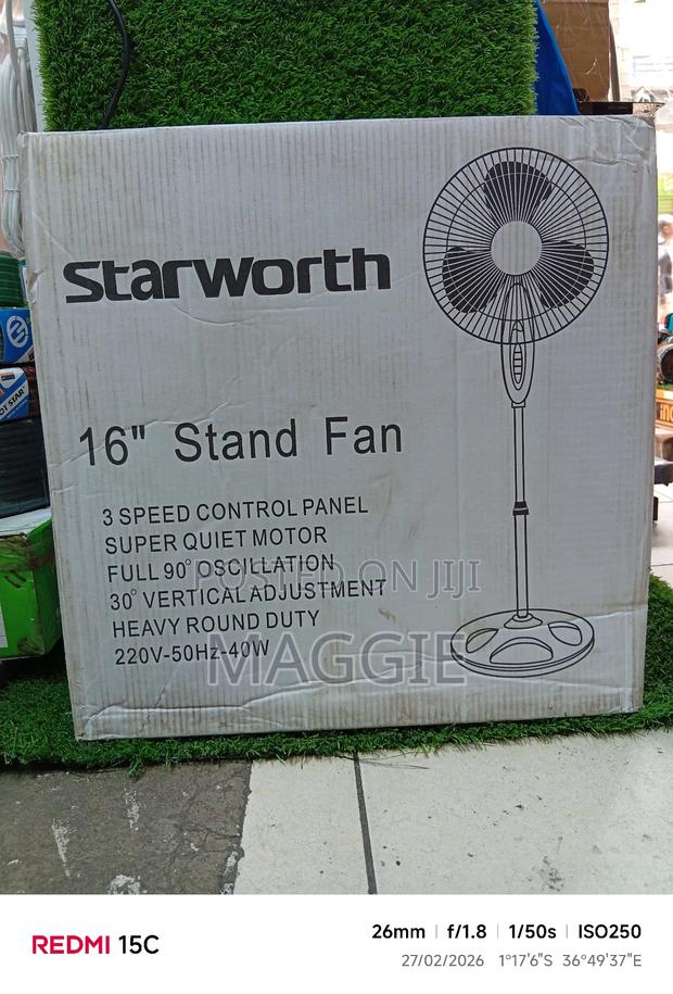 Starworth 16" Stand Fan