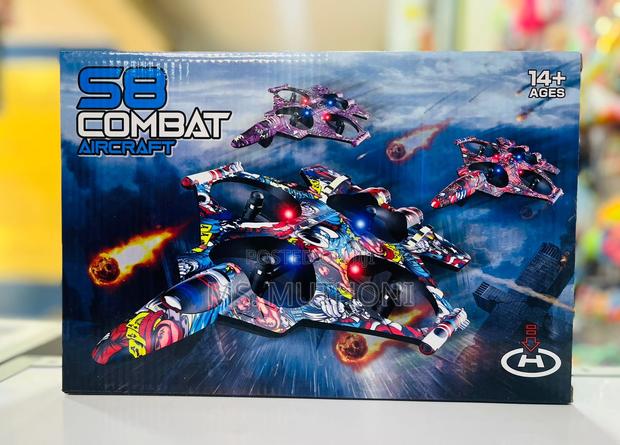 Remote Control Drone Shaped Like a Fighter Jet for Kids. - thumbnail 2