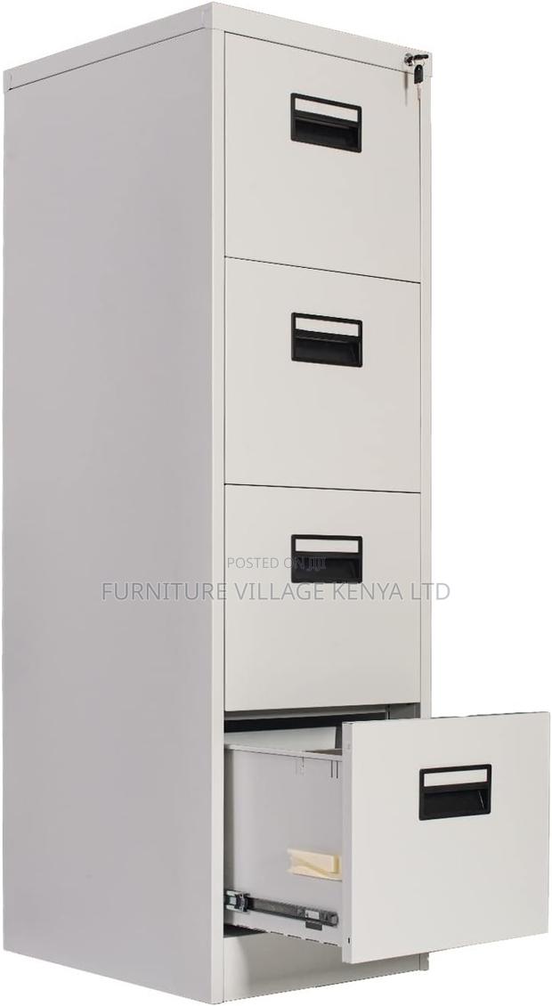 Filing Cabinets| Lockable Cabinets| 4 Drawers Metal Cabinet - thumbnail 2