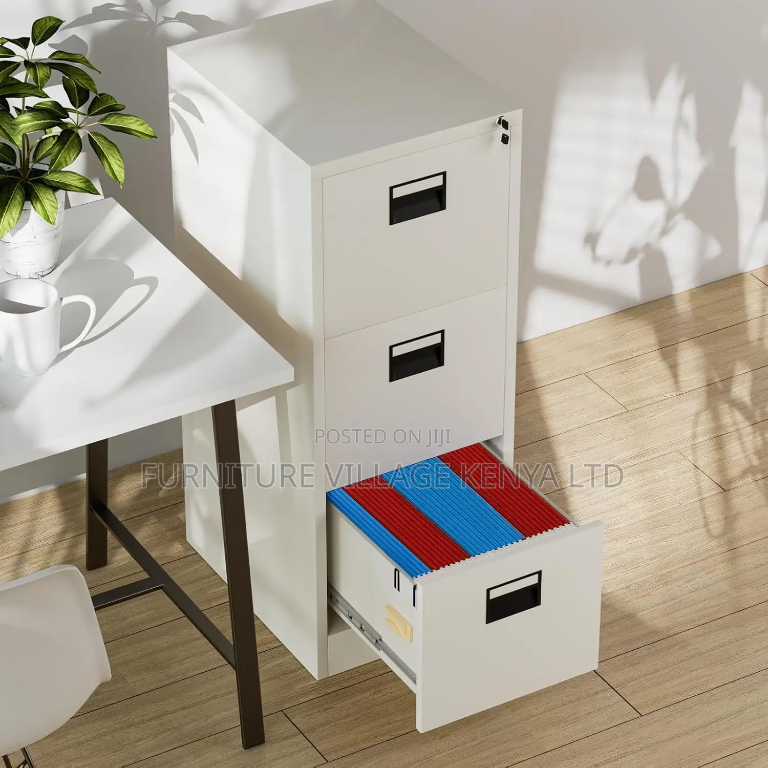Filing Cabinets - Lockable Cabinets| 3 Drawers Metal Cabinet