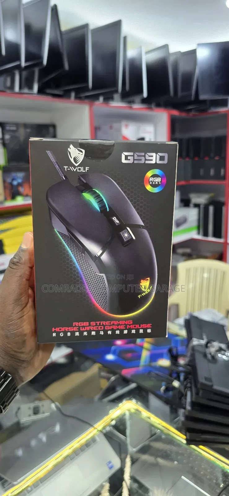 RGB Streaming Horse Wired Game Mouse