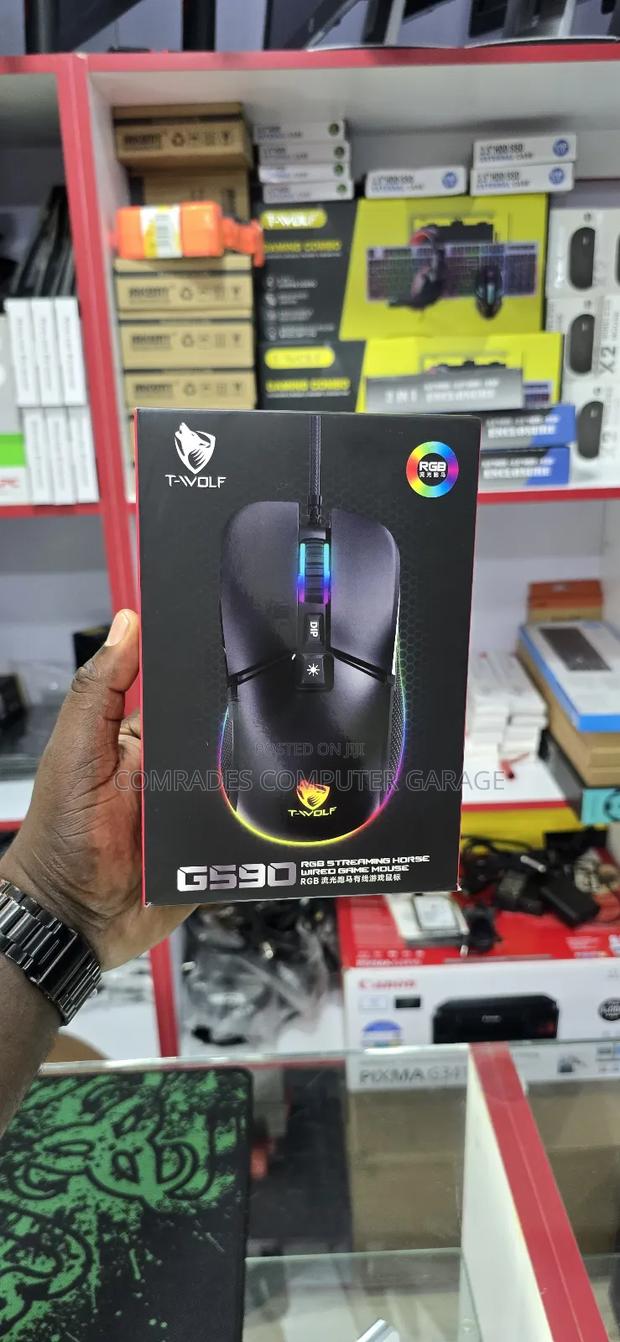 RGB Streaming Horse Wired Game Mouse - thumbnail 2