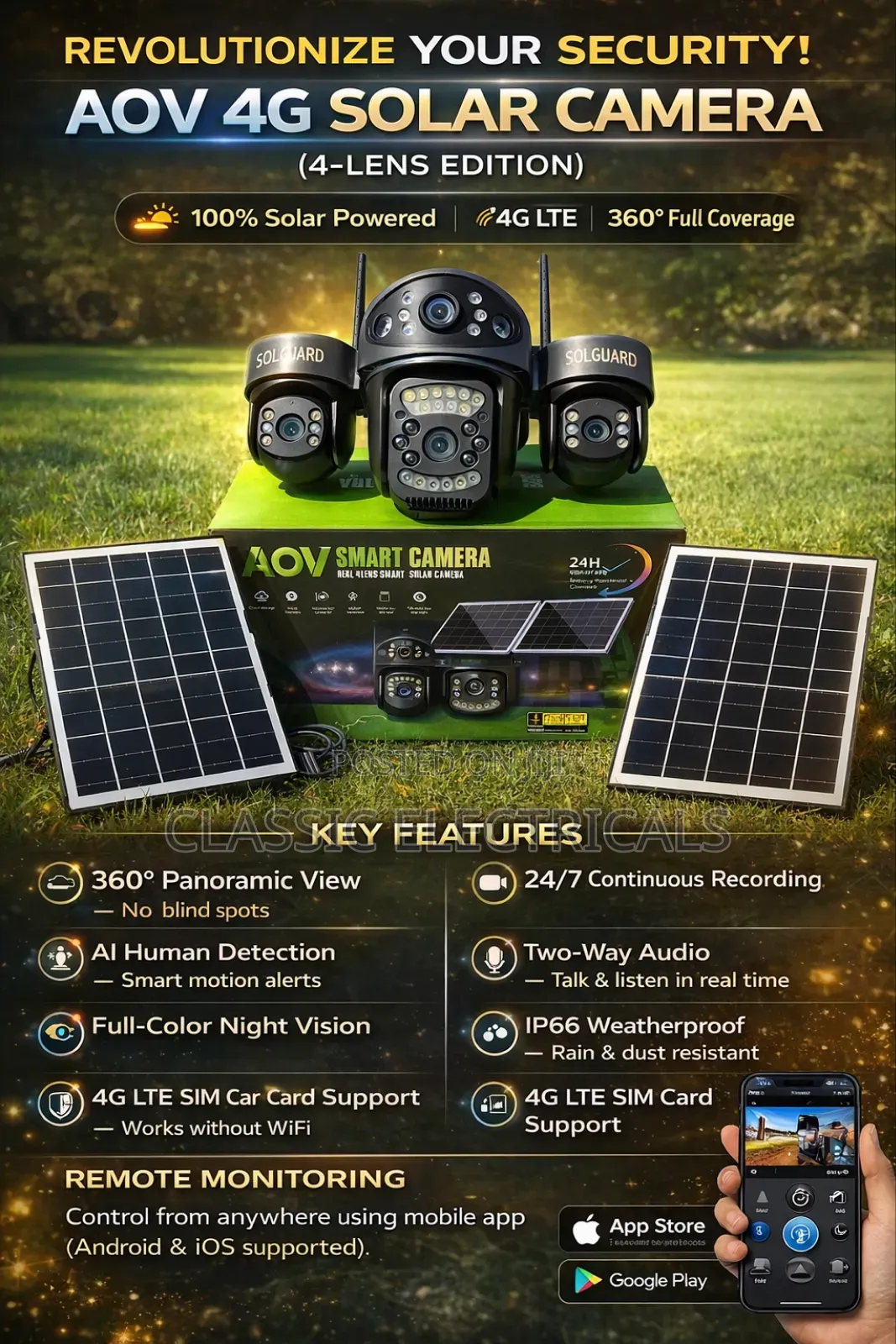 Aov 4g Salar Camera