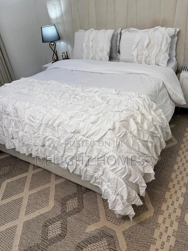 3pc Frilled Ruffle Duvet Cover Set_sk