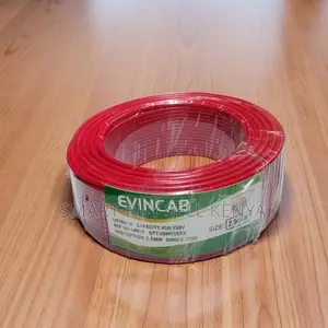 Evin Durable Red 2.5mm Single Core Solid Wire Electrical Wiring Cable