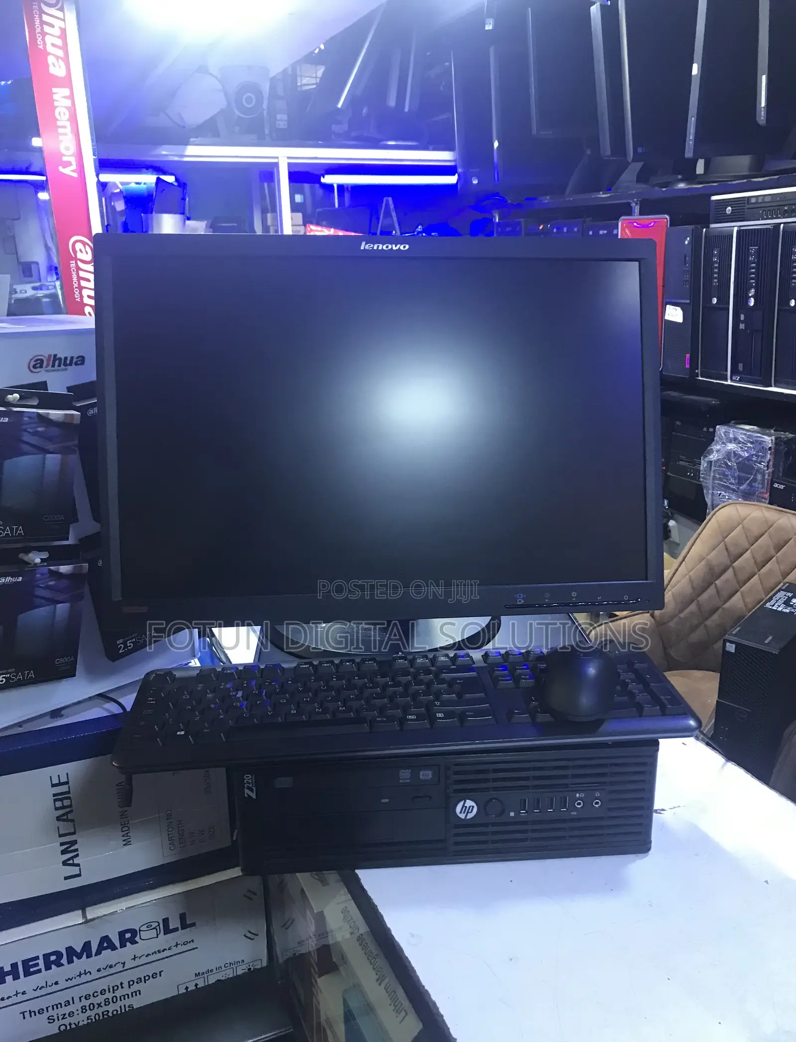 All-in-One Desktop Computer Set: 24" Screen, I5 Cpu, 4gb/500gb