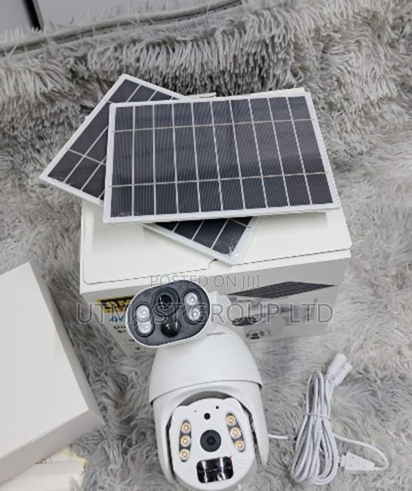 Ubox 6mp 4g Dual Panel Solar Powered CCTV Camera - main view