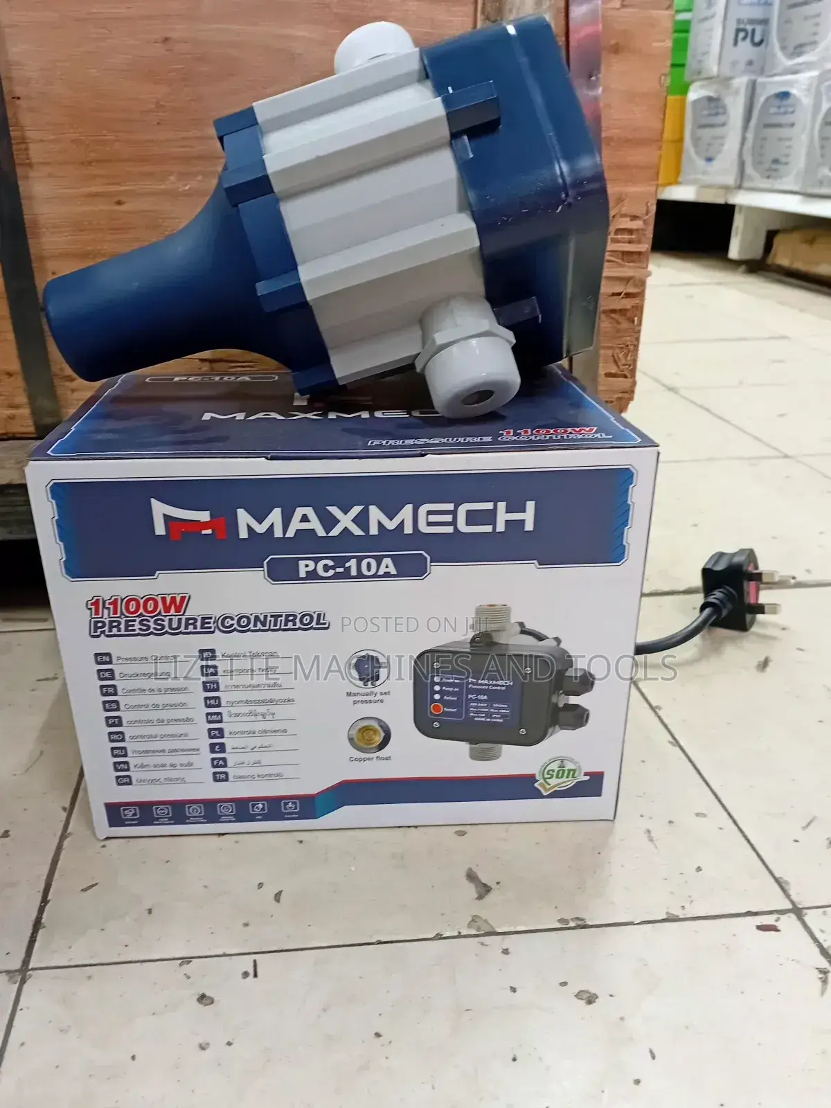 Maxmech 1100w Pressure Control 10a