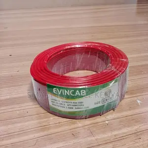 Evin Anti Aging Red 2.5mm Single Core Solid Copper Wiring Cable