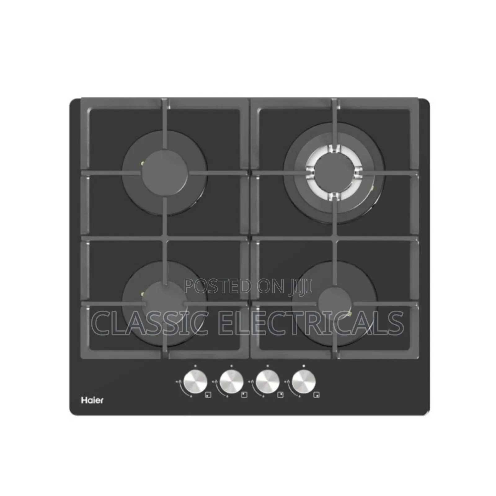 Haier 4-Burner Built-in Cooker Hob-S460fbt – Premium Black