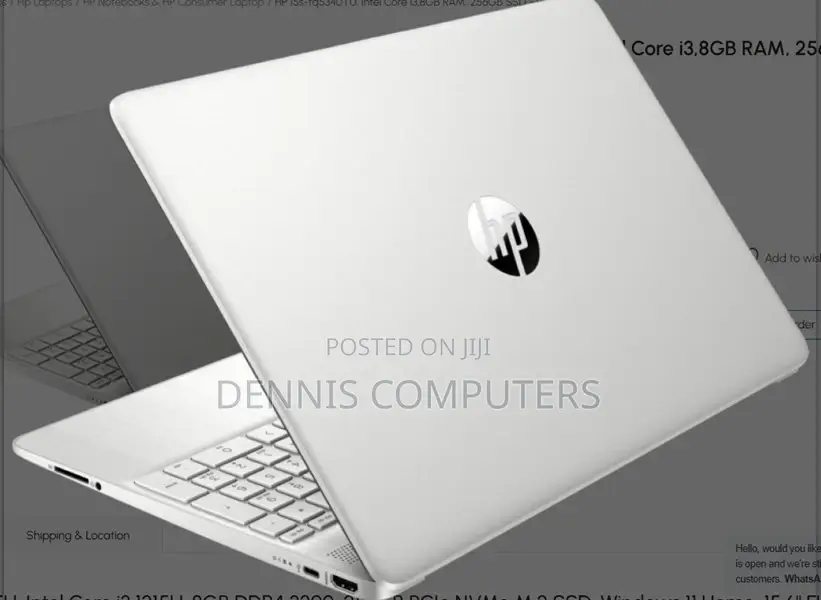 New Laptop HP 15 8GB Intel Core i3 SSD 256GB