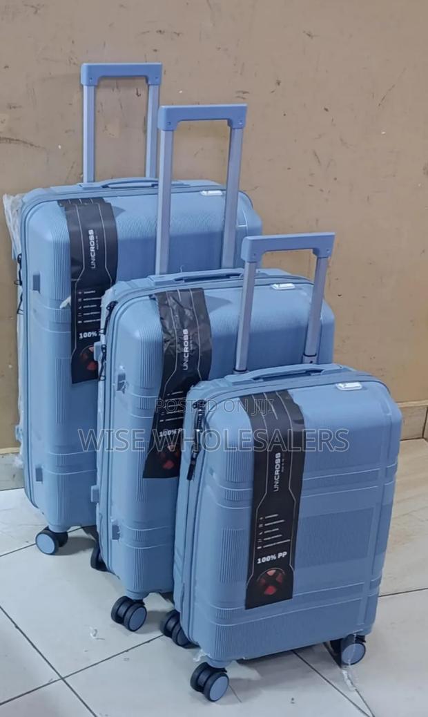 3 in 1 Unbreakable Luxurious Rubber Suitcase Briefcase - thumbnail 2