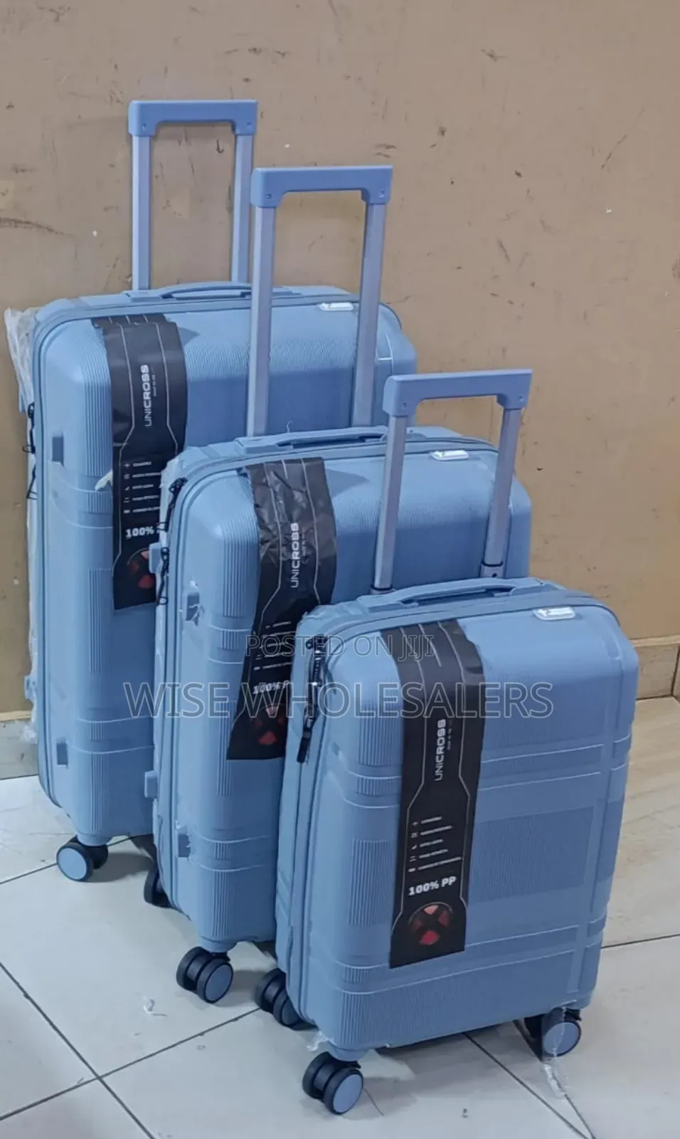 3 in 1 Unbreakable Luxurious Rubber Suitcase Briefcase