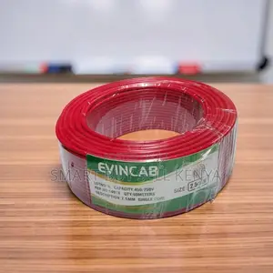 Evin Long Lasting Red 2.5mm Single Core Solid Wiring Cable