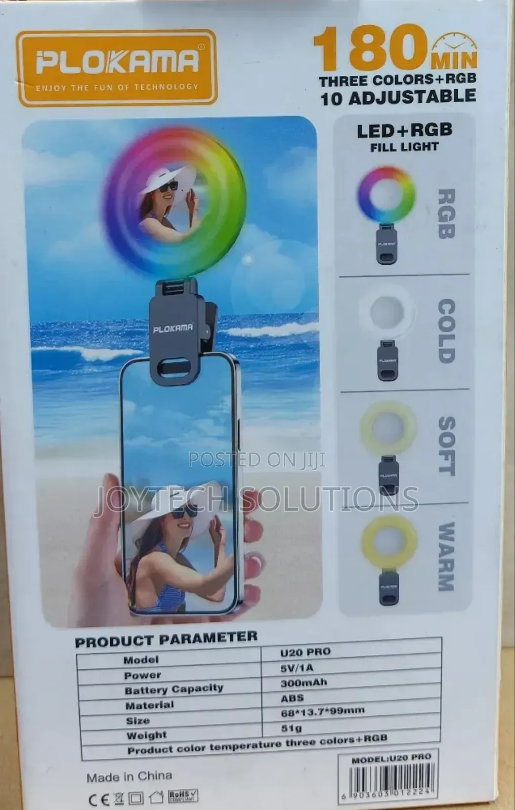 Led+Rgb Fill Light Can Be Used With Camera and Smart Phone