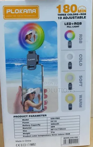 Led+Rgb Fill Light Can Be Used With Camera and Smart Phone