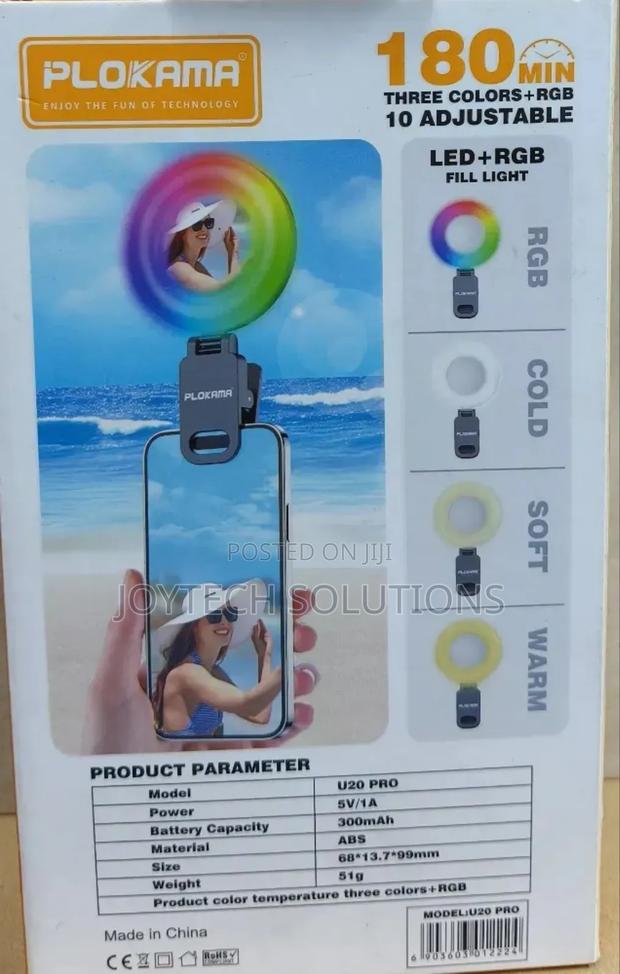 Led+Rgb Fill Light Can Be Used With Camera and Smart Phone - thumbnail 2