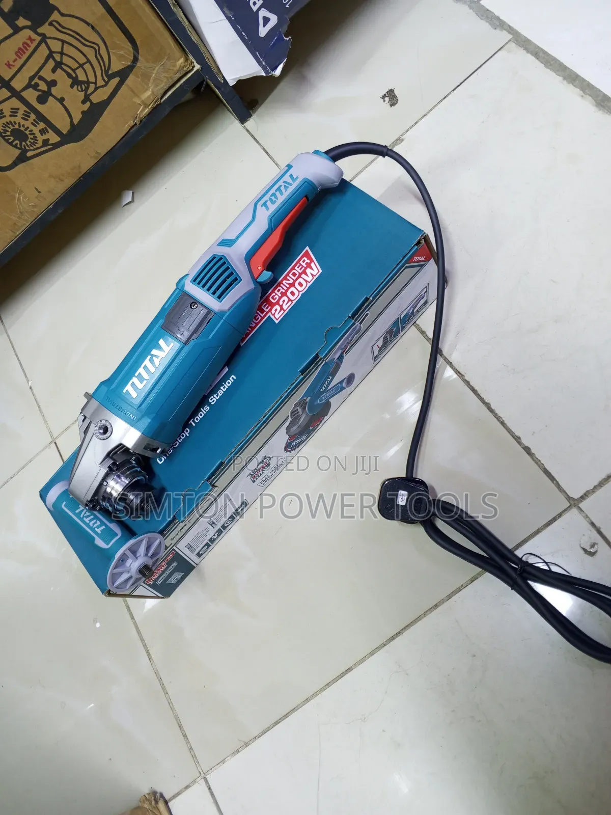 Electric Total 9" Angle Grinder