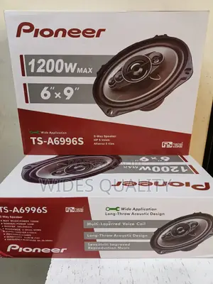 Pioneer 6x9" 5-Way Car Speakers.