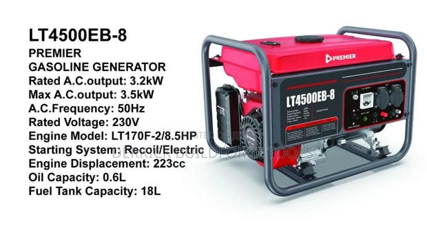 Lt4500eb-8 3.5kw Premier Gasoline Generator - main view